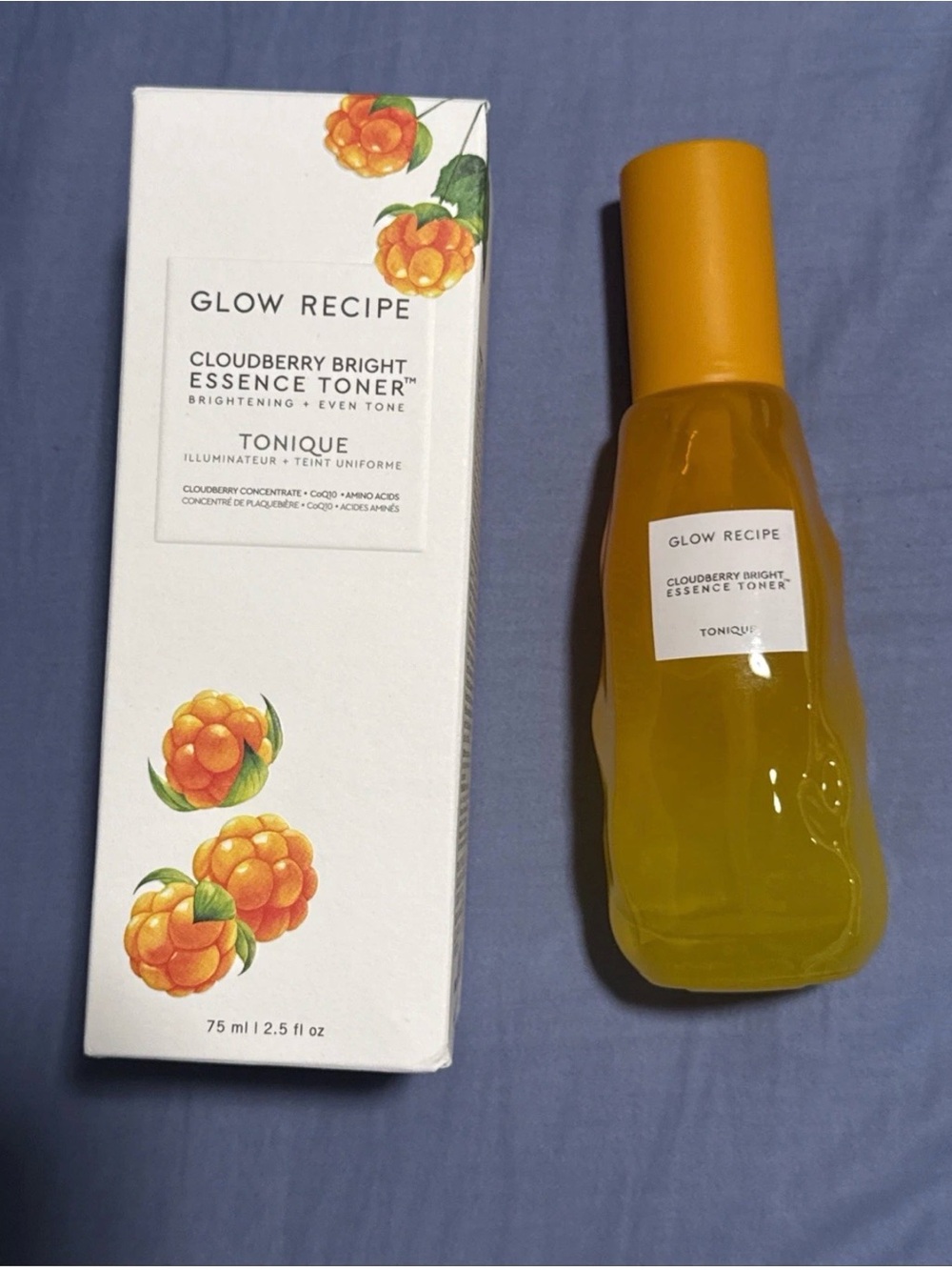 Glow Recipe Cloudberry Bright Essence Toner. 2.5 Fl oz. NIB